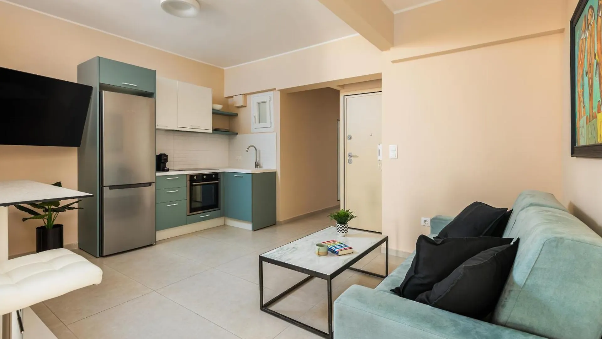 Apartment Ferienwohnung Coloured Nests Thessaloniki Griechenland